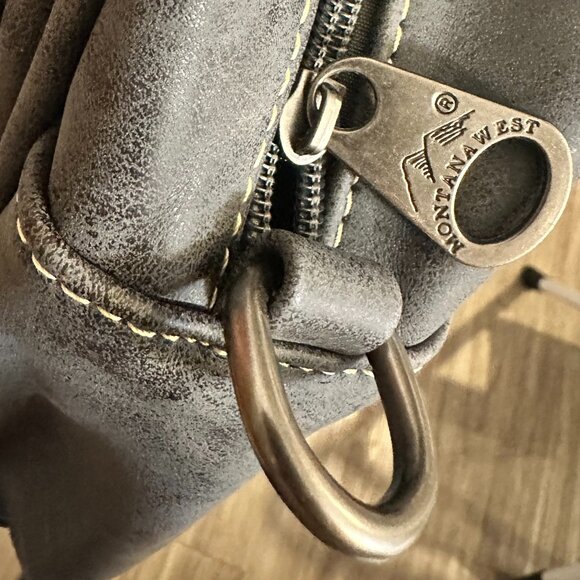 🎀Montana West Concho Backpack/Crossbody Bag - Gray - Picture 11 of 11